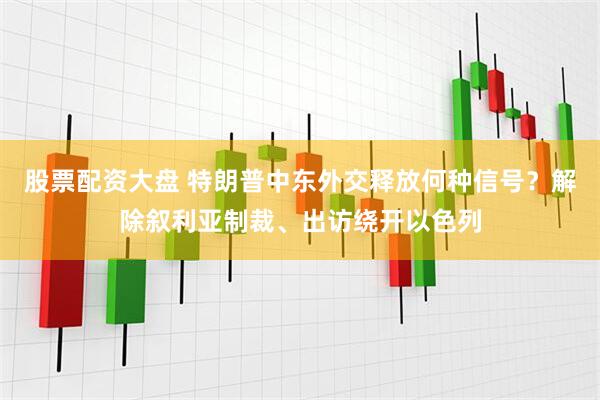 股票配资大盘 特朗普中东外交释放何种信号？解除叙利亚制裁、出访绕开以色列
